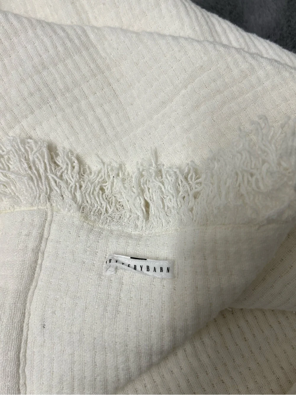 Pottery Barn cloud gauze throw